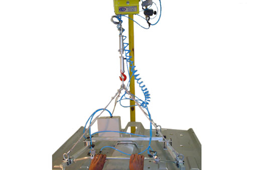 Dispositivo Pneumático para Chapas Automotivas